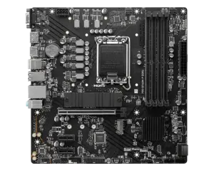 MSI PRO B760M-P DDR4, "Intel", LGA 1700, "Intel® Celeron®", "Intel® Pentium® Gold", LGA 1700, DDR4-SDRAM, 128 GB