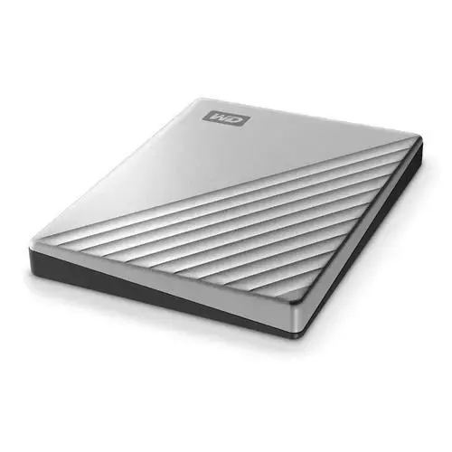 WD My Passport Ultra 2TB Silver USB-C/USB3.0 HDD 2.5inch Metal finish RTL portable extern