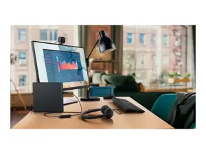 DELL WH3024, Wired, Calls/Music, 20 - 20000 Hz, 110 g, Headset, Black