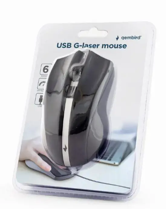 GEMBIRD USB G-laserinė pelė MUS-GU-02