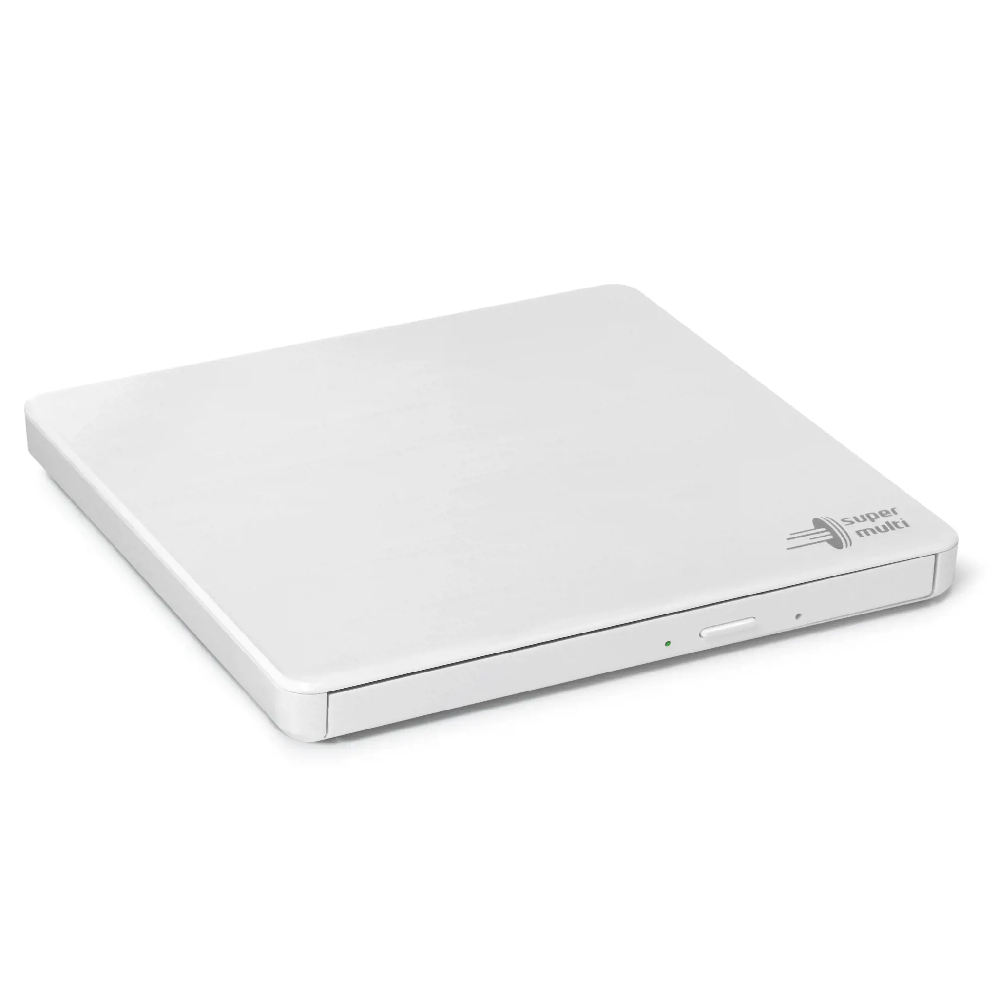 "Hitachi-LG Slim" nešiojamasis DVD įrašymo įrenginys, juodas, dėklas, stalinis/nešiojamasis kompiuteris, DVD±RW, USB 2.0, 60000 h