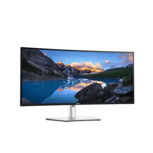 DELL UltraSharp U3425WE, 86.7 cm (34.1"), 3440 x 1440 pixels, Wide Quad HD, LCD, 8 ms, Black, Silver