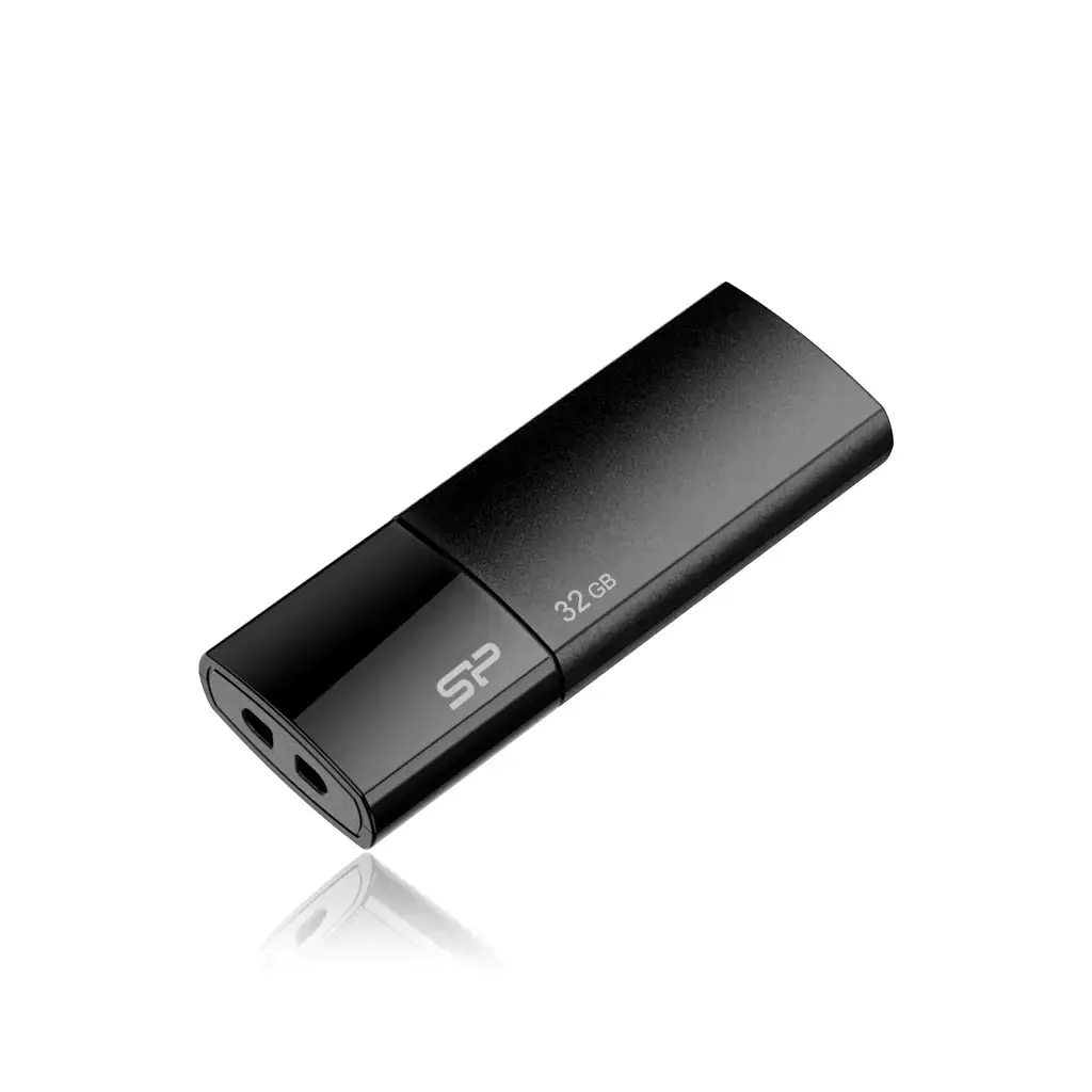 "Silicon Power Ultima U05", 32 GB, USB Type-A, 2.0, skaidrių, 9,2 g, juoda