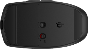 HP 695 Rechargeable Wireless Mouse, Ambidextrous, Bluetooth, 4000 DPI, Black
