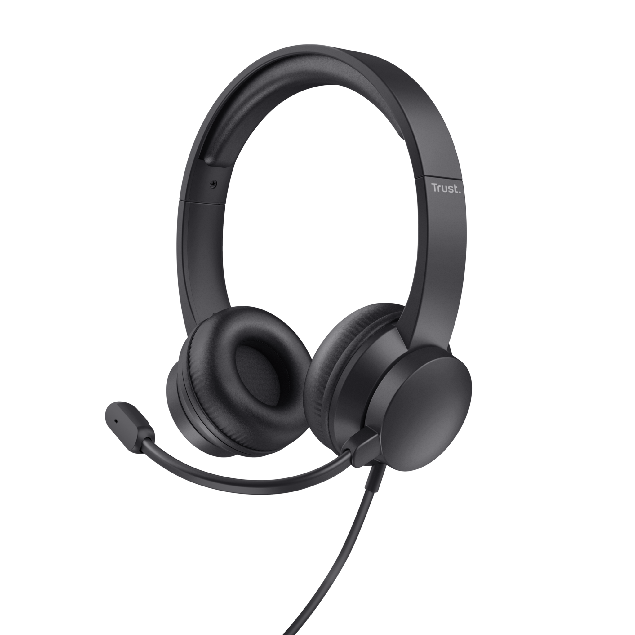 Trust Ayda, Wired, Calls/Music, 20 - 20000 Hz, 155 g, Headset, Black