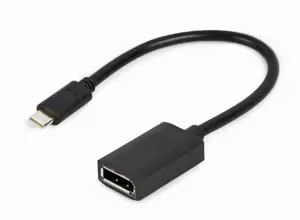 GEMBIRD USB Type-C į "DisplayPort" adapterio kabelis 4K 15 cm juodas