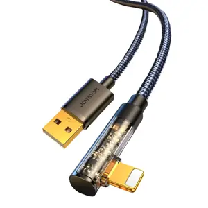 Joyroom Angled Lightning - USB cable for fast charging and data transfer 2.4A 1.2 m black (S-UL012A…
