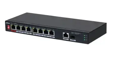 NET SWITCH 10PORT 8POE/PFS3110-8ET1GT1GF-96 DAHUA