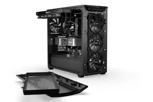 Būkite tylūs! Shadow Base 800 DX Black, Midi Tower, Kompiuteris, Juoda, ATX, EATX, micro ATX, Mini-ITX, Akrilonitrilo butadieno stirenas (ABS), Plienas, Grūdintas stiklas, Multi