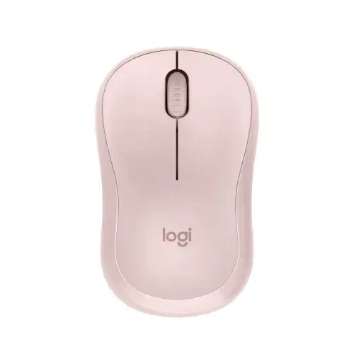 "Logitech M240", dvipusis, "Bluetooth", rožinis