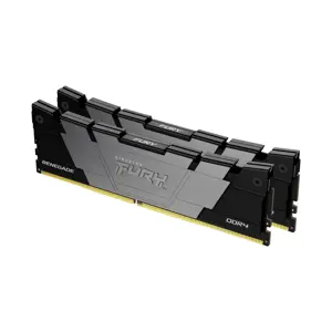 Kingston Technology FURY 32GB 3200MT/s DDR4 CL16 DIMM (Kit of 2) 1Gx8 Renegade Black, 32 GB, 2 x 16…