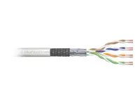 DIGITUS CAT 5e SF-UTP patch cable raw length 305 m paper box AWG 26/7 PVC simplex color grey