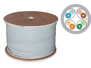 ALANTEC U/FTP cat.6A Dca LSOH cable 4x2x23AWG 500m