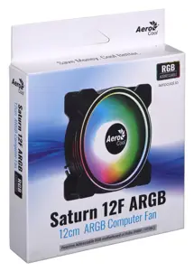 AEROCOOL PGS SATURN 12F ARGB 6P 120 mm - VENTILIATORIUS