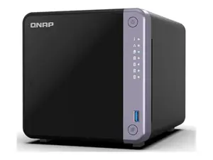 QNAP Cost-effective 4-bay 10GbE NAS | TS-432X-4G | Alpine | AL524 | Processor frequency 2 GHz | 4 G…
