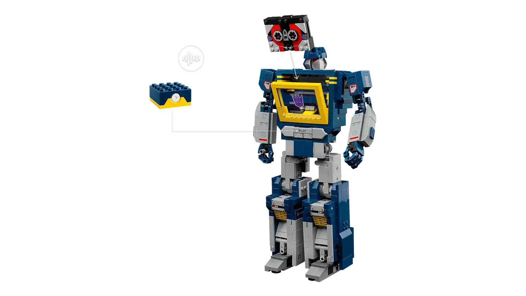 LEGO ICONS 10358 Transformers: Soundwave