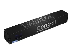 Lenovo GXH1C97870, juoda, mėlyna, vaizdas, mikropluoštas, guma, neslystantis pagrindas, žaidimų pelės kilimėlis