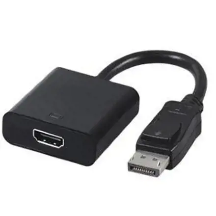 GEMBIRD A-DPM-HDMIF-002 Gembird Displayport vyriškos ir HDMI moteriškos lyties adapteris, 10 cm, juodas