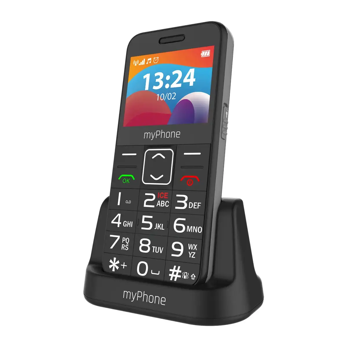 myPhone HALO | 3 LTE | Black | 2.4 " | IPS | 48 MB | 128 MB | Dual SIM | Nano SIM | 3G | Bluetooth | 2.1 | USB version Type-C | Built-in camera | Main camera resolution 0.3 MP | 1400 mAh