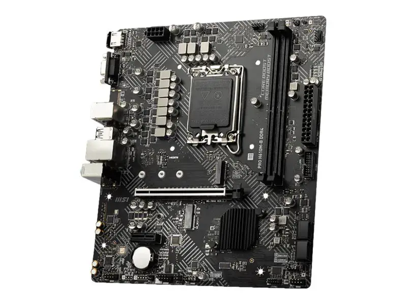 MSI PRO H610M-G, Intel, LGA 1700, Intel® Core™ i9, LGA 1700, DDR5-SDRAM, 96 GB