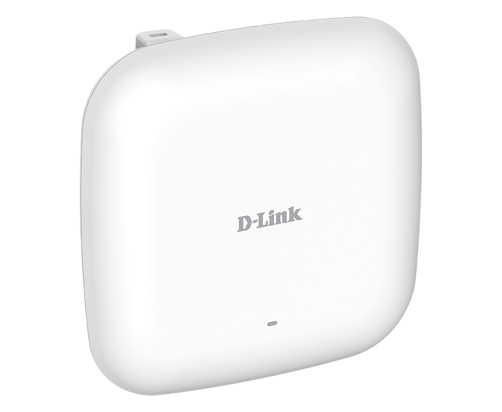 D-Link DAP-X2810 AX1800 Wi-Fi 6 dviejų dažnių PoE prieigos taškas, 1800 Mbit/s, 575 Mbit/s, 1200 Mbit/s, 10,100,1000 Mbit/s, 2,4/5 GHz, IEEE 802.11a, IEEE 802.11ac, IEEE 802.11ax, IEEE 802.11b, IEEE 802.11g, IEEE 802.11n, IEEE 802.11g, IEEE 802.11n, IEEE...