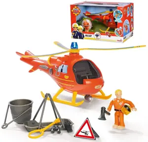 SIMBA Fireman Sam sraigtasparnis Wallaby su figūrėle Rescue Tom