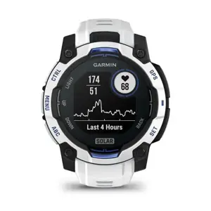 Garmin Instinct 3 Solar watch, 45mm, white