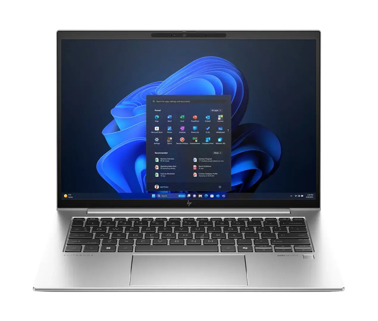 HP EliteBook 840 G11 Intel Core Ultra 5 135U Laptop 35.6 cm (14") WUXGA 16 GB DDR5-SDRAM 512 GB SSD Wi-Fi 6E (802.11ax) Windows 11 Pro AI PC Silver