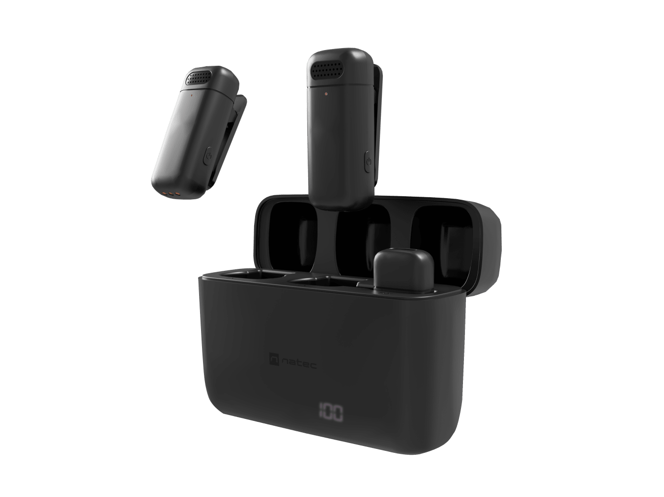 Natec | Microphone | NMI-2253 | Hopper | Noise reduction | Black