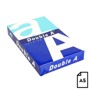 Popierius Double A (A kategorija), A5, 80g, 500 lapų