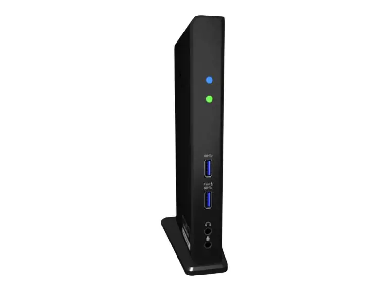 ICYBOX IB-DK2241AC "IcyBox" daugiafunkcinė nešiojamųjų ir asmeninių kompiuterių prijungimo stotelė, 2x USB 3.0, HDMI, juoda