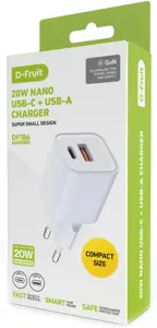 D-Fruit charger 20W Nano USB/USB-C DF186