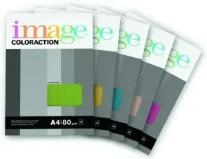 Spalvotas popierius Image Coloraction 27 A4, 80g, šviesiai oranžinė (50)  0702-210