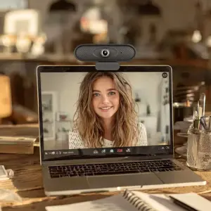 NANORS USB INTERNETINĖ KAMERA HD 1080P (1920X1080) SU ĮMONTUOTU MIKROFONU, LAIDO ILGIS 1,7 M 25 KADRŲ PER SEKUNDĘ RS680
