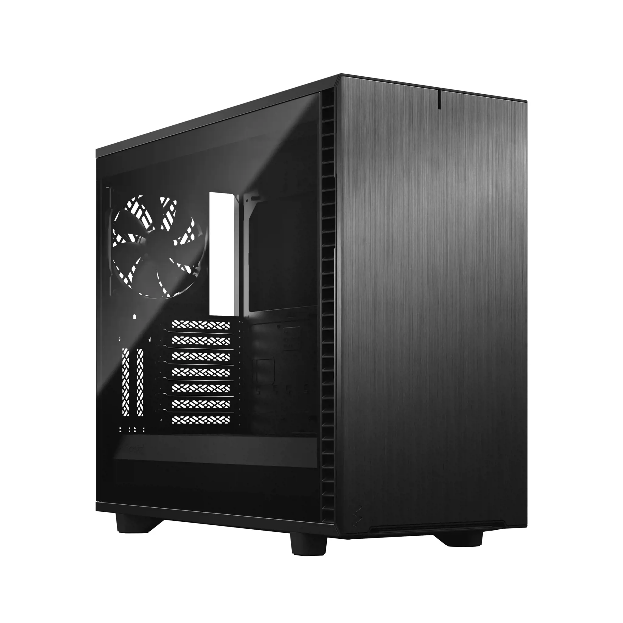 Fractal Design Define 7, Midi Tower, Kompiuteris, Juodas, ATX, EATX, micro ATX, Micro-ITX, Aliuminis, Plienas, WAN, Y