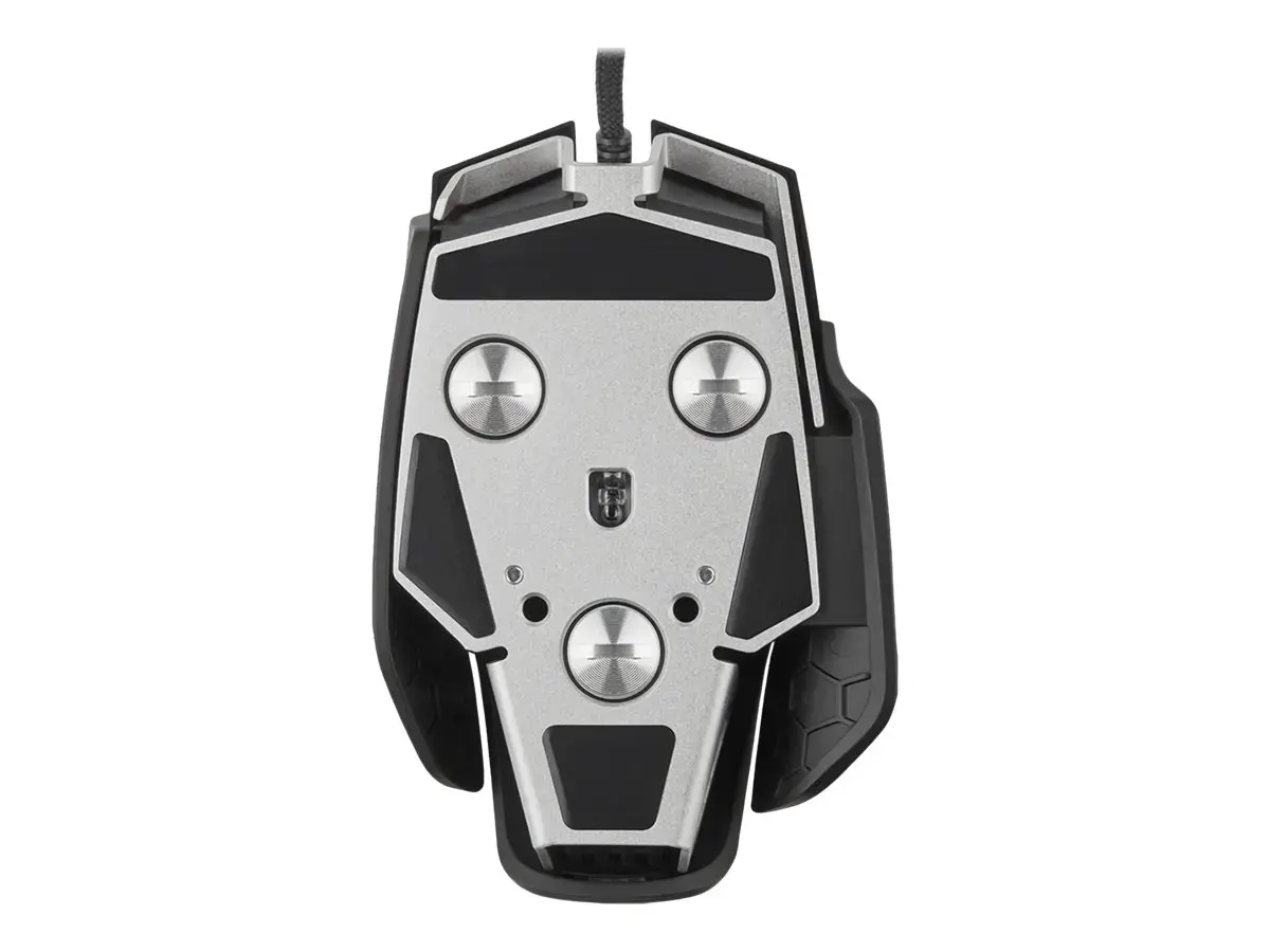 CORSAIR M65 RGB ULTRA Žaidimų pelė su RGB LED apšvietimu, optinė, sidabrinė, sidabrinė, ALU juoda