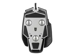 CORSAIR M65 RGB ULTRA Žaidimų pelė su RGB LED apšvietimu, optinė, sidabrinė, sidabrinė, ALU juoda