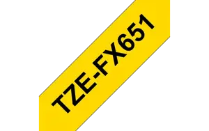 Brother TZEFX651, TZ, Yellow, Thermal transfer, Paper, 8 m, 1 pc(s)