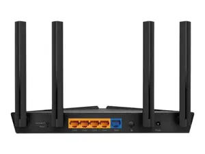 TP-Link AX1500 "Wi-Fi 6" maršrutizatorius, "Wi-Fi 6" (802.11ax), dviejų dažnių (2,4 GHz / 5 GHz), Ethernet LAN, juodas, stalinis maršrutizatorius
