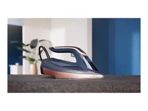 "Philips" DST8050/20, garų lygintuvas, "SteamGlide Elite" padas, 3 m, 260 g/min, mėlynas, auksinis, 85 g/min