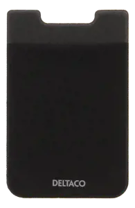 DELTACO kreditinių kortelių laikiklis, 3M, juodas / MCASE-CH001