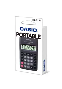 Skaičiuotuvas CASIO HL-815L, 69.5 x 118 x 18 mm, juoda