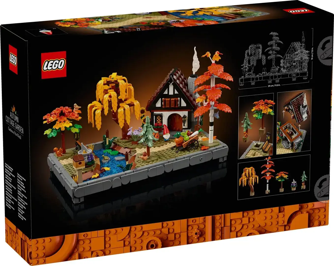 LEGO ICONS 11372 Autumn Cottage Garden