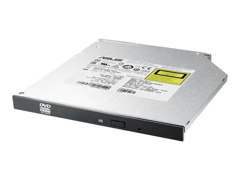 ASUS SDRW-08U1MT, juodas, dėklas, horizontalus, nešiojamasis kompiuteris, DVD-RW, Serial ATA