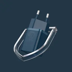 "Baseus Super Si" greitasis įkroviklis 1C 20W su USB-C laidu "Lightning" 1 m (mėlynas)