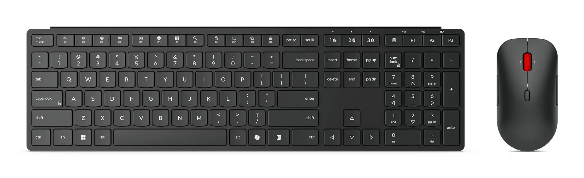 LENOVO WIRELESS MULTI-MODE PRO COMBO KEYBOARD AND MOUSE 6000 - U.S. ENGLISH AI