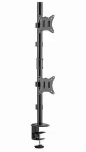 GEMBIRD REGULIUOJAMA STALO RANKENA 2 MONITORIAMS 17-32, VESA 100X100 MM, IKI 9 KG