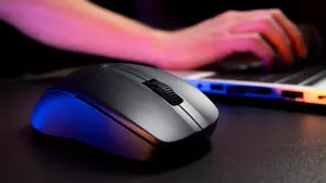 Turtle Beach Pure Air - Ultra-Light Wireless Ergonomic RGB Gaming Mouse, 26K DPI Optical Sensor, 125 hour Battery, Dual Wireless System, TITAN Optical Switches, Bluetooth, RGB Illumination. Semi-translucent Black, Right-hand, Optical, RF Wireless + Bluetooth, 26000 DPI, Black, Translucent