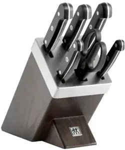 Peilių rinkinys ZWILLING Gourmet 36133-000-0 (peilių blokas, peilis x 5, žirklės)