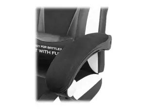 NATEC Fury žaidimų kėdė Avenger M+ juoda-balta